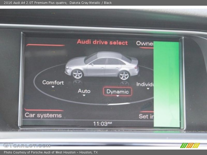 Dakota Gray Metallic / Black 2016 Audi A4 2.0T Premium Plus quattro