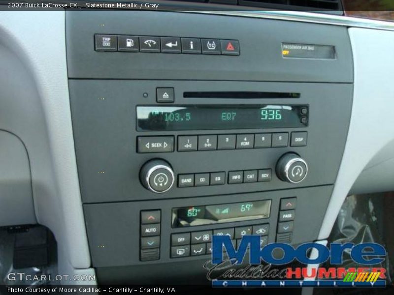 Slatestone Metallic / Gray 2007 Buick LaCrosse CXL