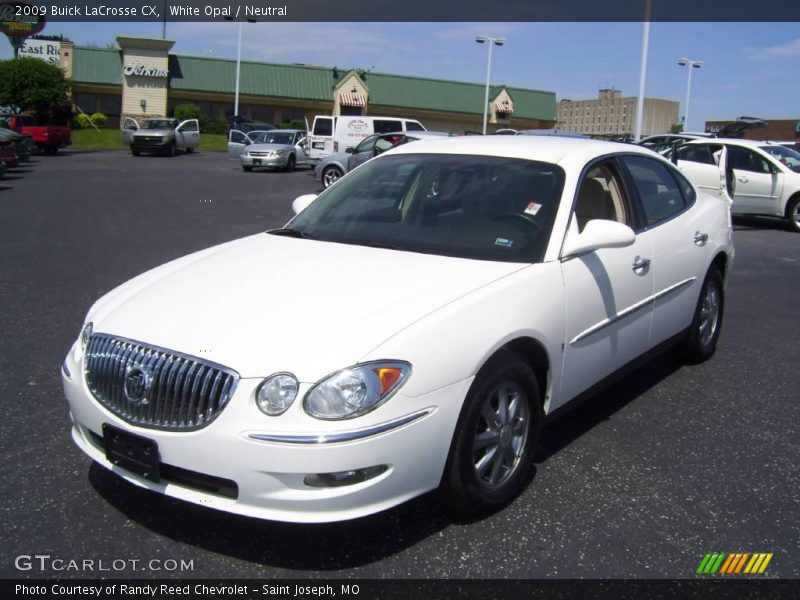 White Opal / Neutral 2009 Buick LaCrosse CX