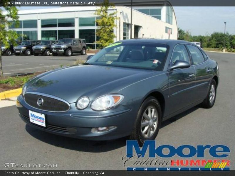 Slatestone Metallic / Gray 2007 Buick LaCrosse CXL
