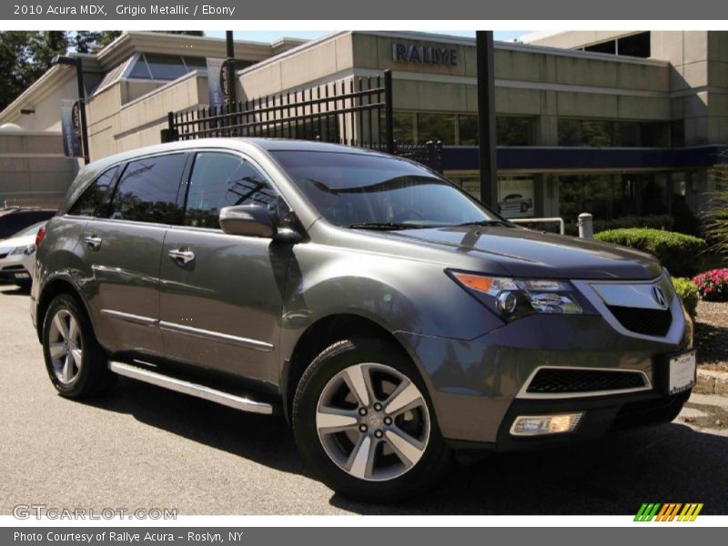 Grigio Metallic / Ebony 2010 Acura MDX