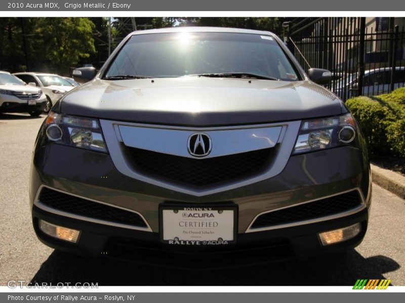 Grigio Metallic / Ebony 2010 Acura MDX