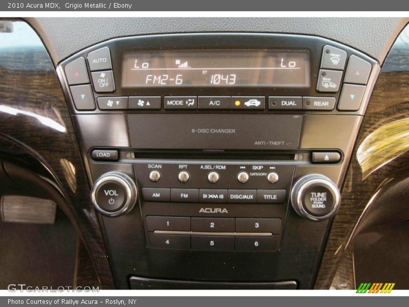 Grigio Metallic / Ebony 2010 Acura MDX
