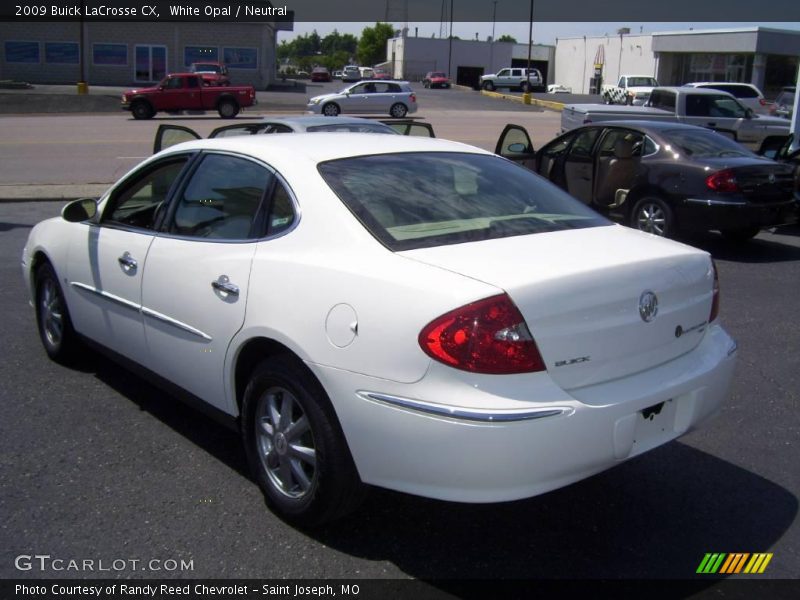 White Opal / Neutral 2009 Buick LaCrosse CX