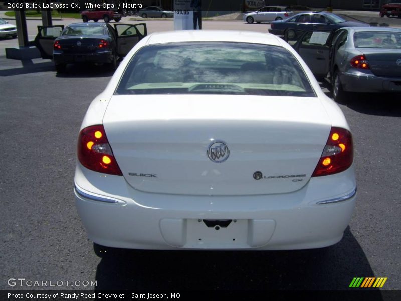 White Opal / Neutral 2009 Buick LaCrosse CX