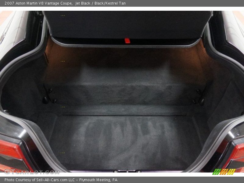 Jet Black / Black/Kestrel Tan 2007 Aston Martin V8 Vantage Coupe
