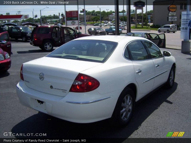 White Opal / Neutral 2009 Buick LaCrosse CX