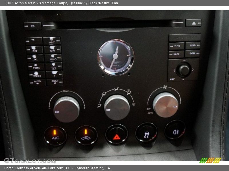 Controls of 2007 V8 Vantage Coupe