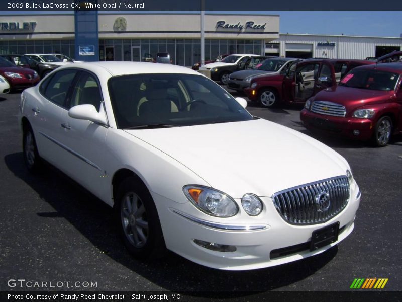 White Opal / Neutral 2009 Buick LaCrosse CX
