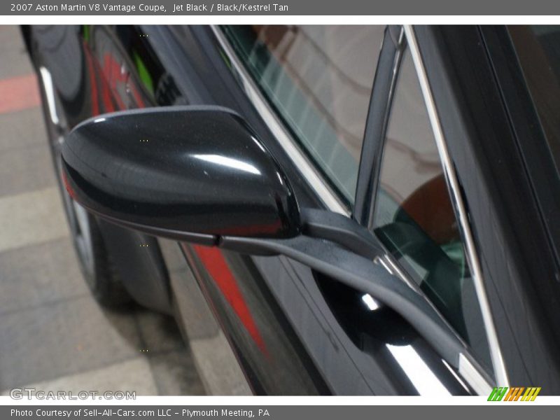 Jet Black / Black/Kestrel Tan 2007 Aston Martin V8 Vantage Coupe