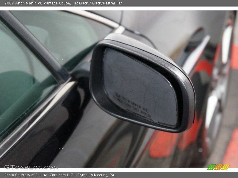 Jet Black / Black/Kestrel Tan 2007 Aston Martin V8 Vantage Coupe