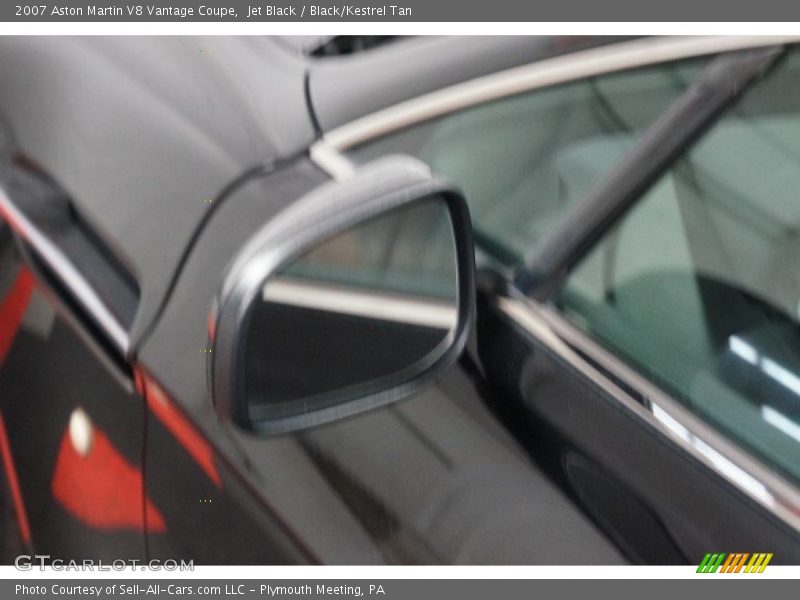 Jet Black / Black/Kestrel Tan 2007 Aston Martin V8 Vantage Coupe