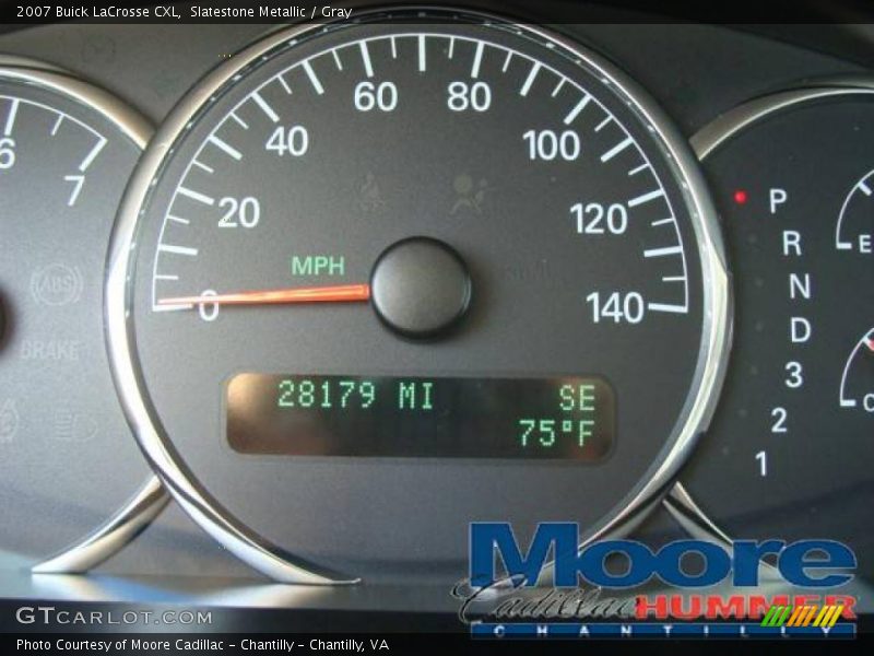 Slatestone Metallic / Gray 2007 Buick LaCrosse CXL