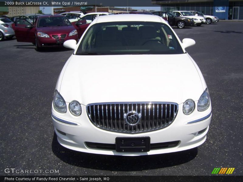 White Opal / Neutral 2009 Buick LaCrosse CX