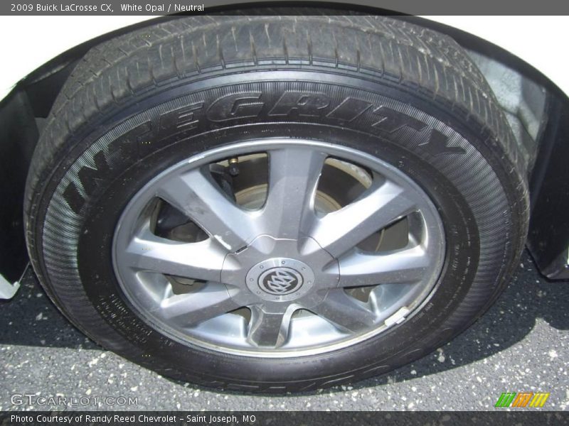 White Opal / Neutral 2009 Buick LaCrosse CX