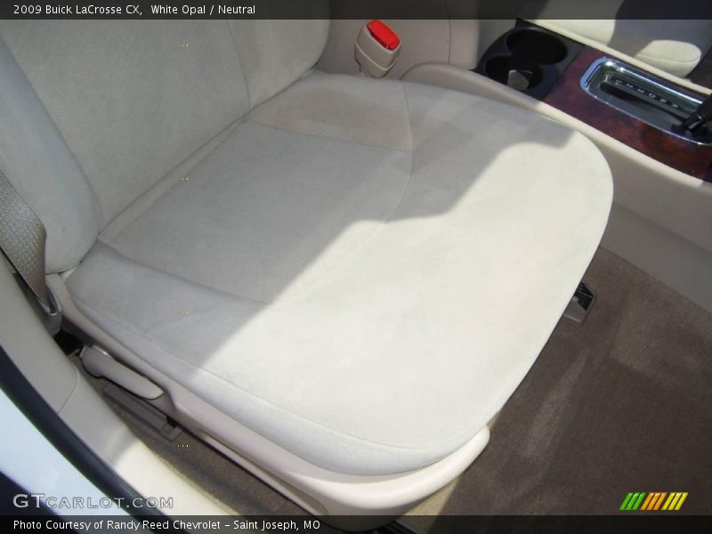 White Opal / Neutral 2009 Buick LaCrosse CX