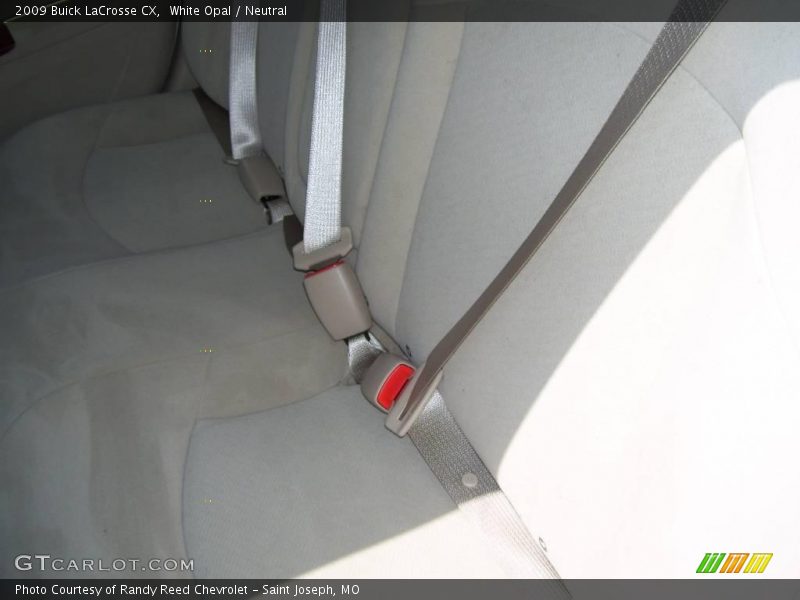 White Opal / Neutral 2009 Buick LaCrosse CX
