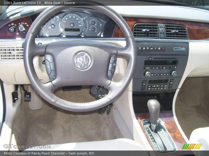 White Opal / Neutral 2009 Buick LaCrosse CX