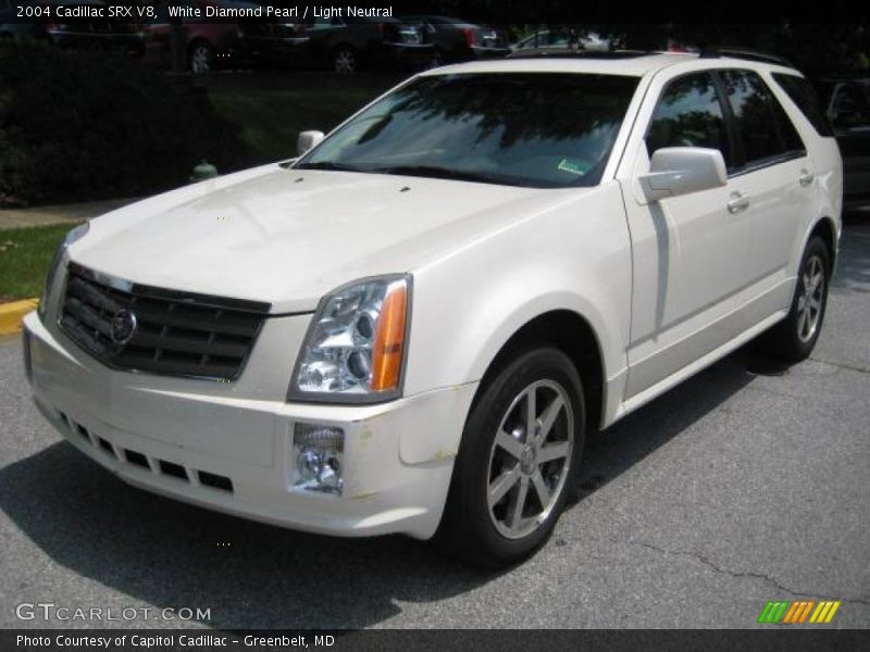 White Diamond Pearl / Light Neutral 2004 Cadillac SRX V8