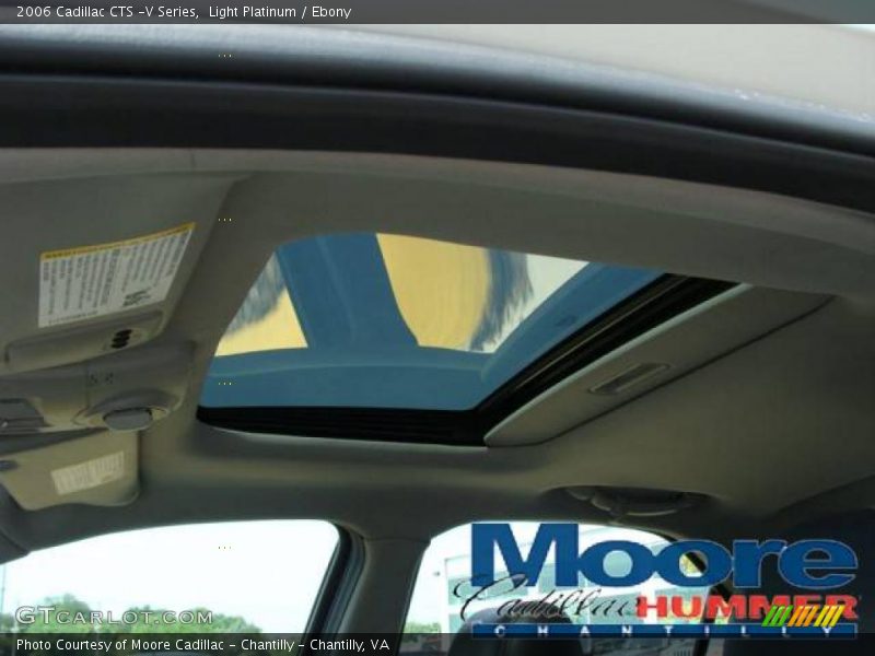 Light Platinum / Ebony 2006 Cadillac CTS -V Series