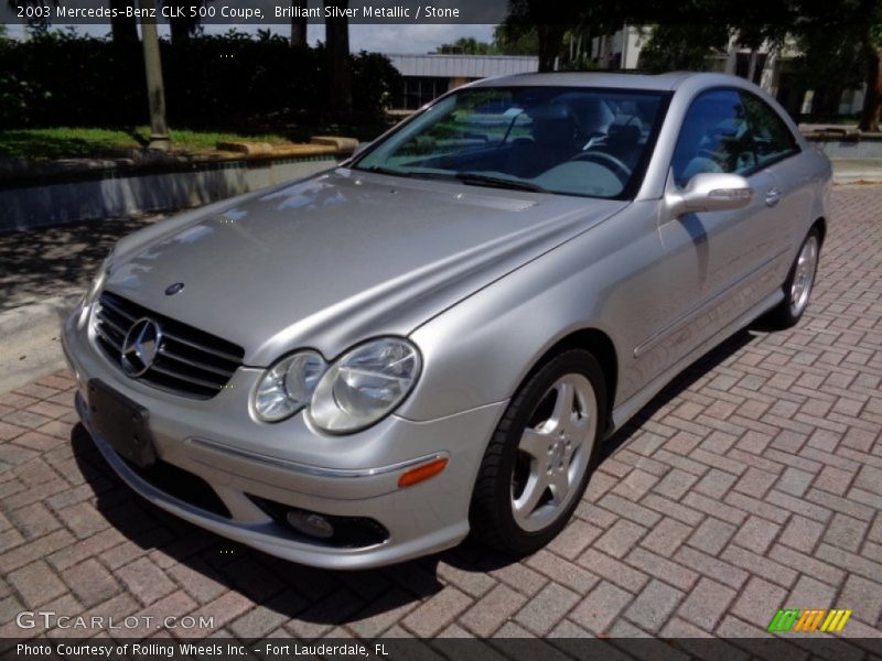 Front 3/4 View of 2003 CLK 500 Coupe