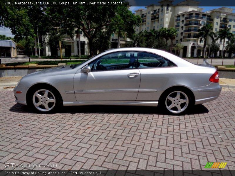  2003 CLK 500 Coupe Brilliant Silver Metallic