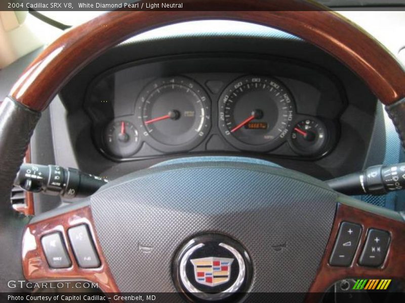 White Diamond Pearl / Light Neutral 2004 Cadillac SRX V8