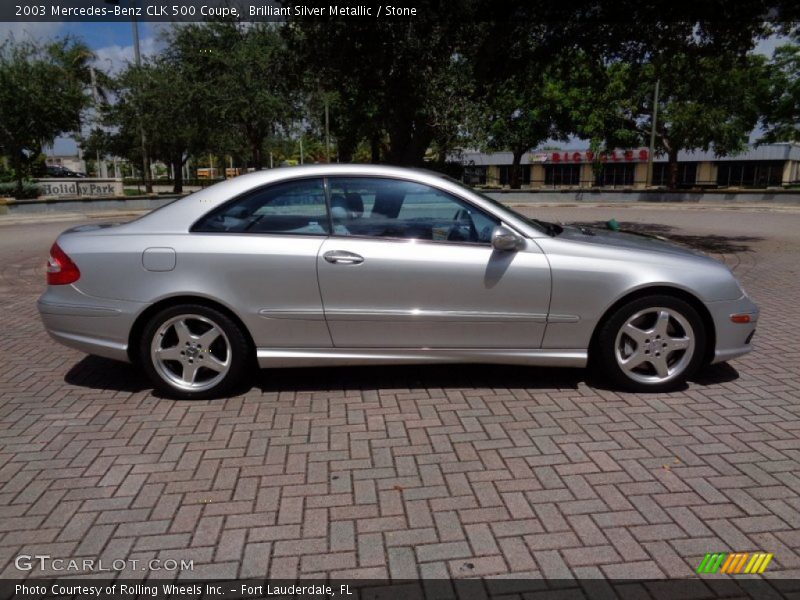  2003 CLK 500 Coupe Brilliant Silver Metallic