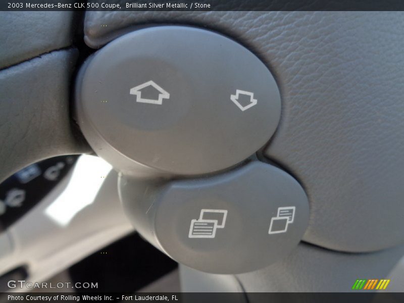 Controls of 2003 CLK 500 Coupe