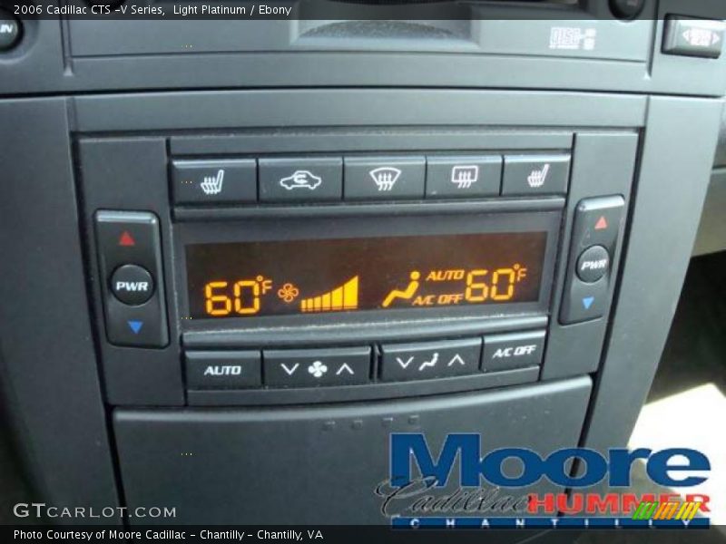 Light Platinum / Ebony 2006 Cadillac CTS -V Series
