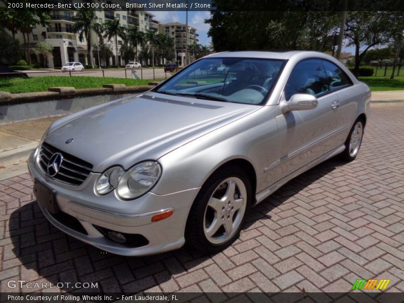 Front 3/4 View of 2003 CLK 500 Coupe