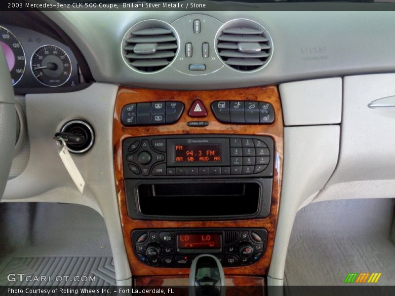 Controls of 2003 CLK 500 Coupe