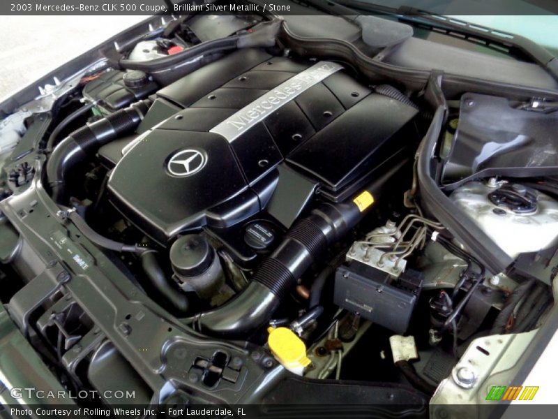  2003 CLK 500 Coupe Engine - 5.0 Liter SOHC 24-Valve V8