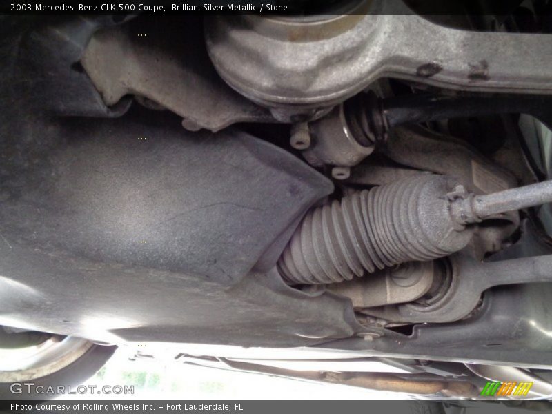 Undercarriage of 2003 CLK 500 Coupe