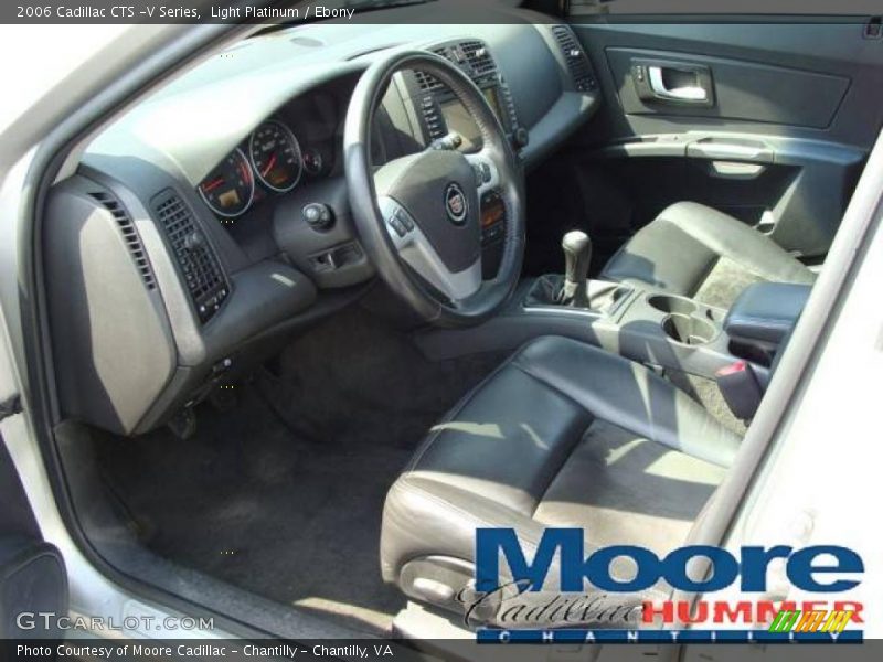 Light Platinum / Ebony 2006 Cadillac CTS -V Series