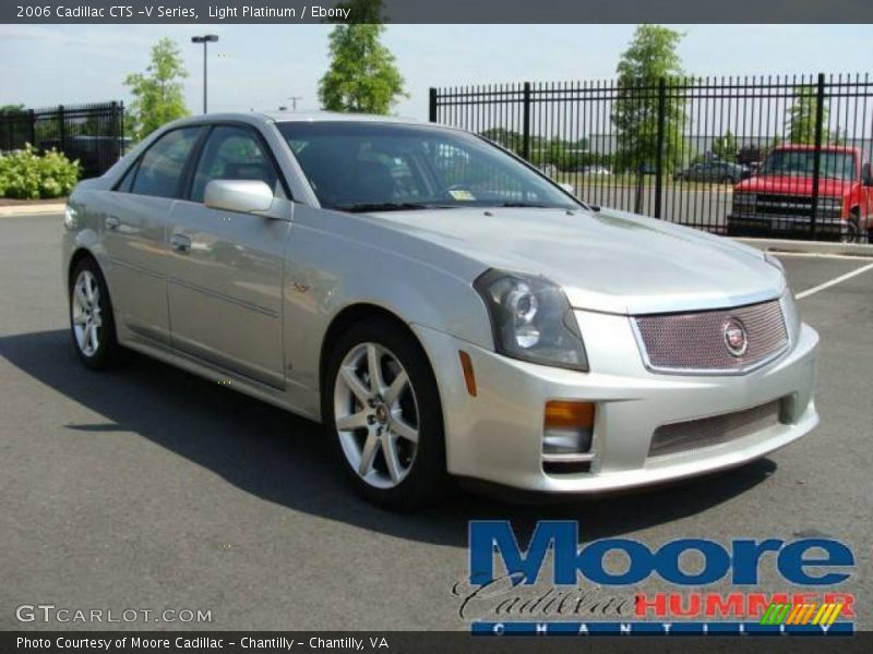 Light Platinum / Ebony 2006 Cadillac CTS -V Series