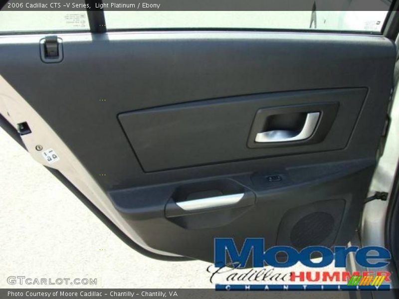 Light Platinum / Ebony 2006 Cadillac CTS -V Series