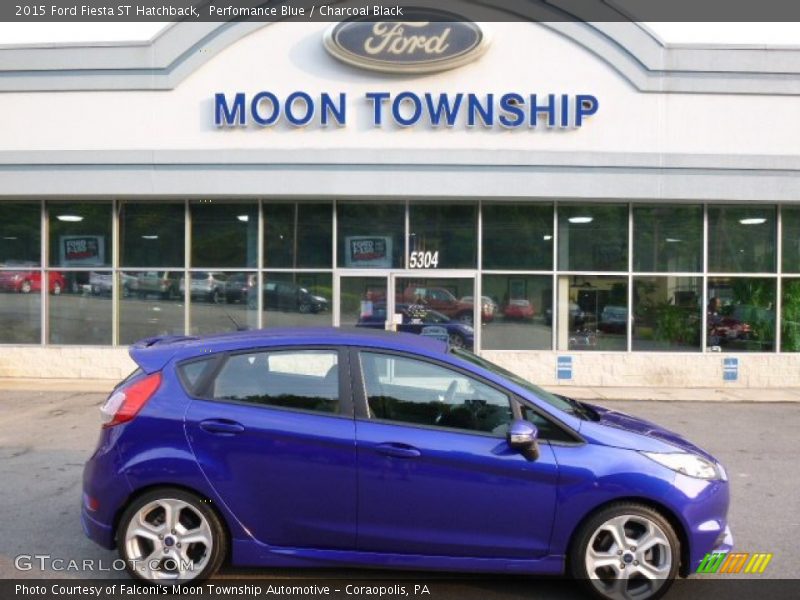 Perfomance Blue / Charcoal Black 2015 Ford Fiesta ST Hatchback