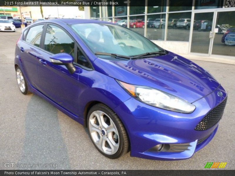 Perfomance Blue / Charcoal Black 2015 Ford Fiesta ST Hatchback