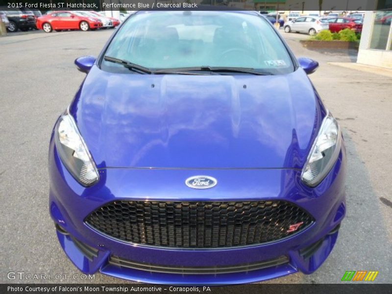 Perfomance Blue / Charcoal Black 2015 Ford Fiesta ST Hatchback