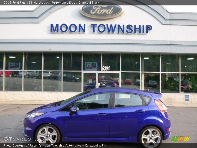 Perfomance Blue / Charcoal Black 2015 Ford Fiesta ST Hatchback