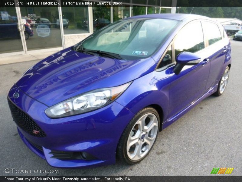 Perfomance Blue / Charcoal Black 2015 Ford Fiesta ST Hatchback