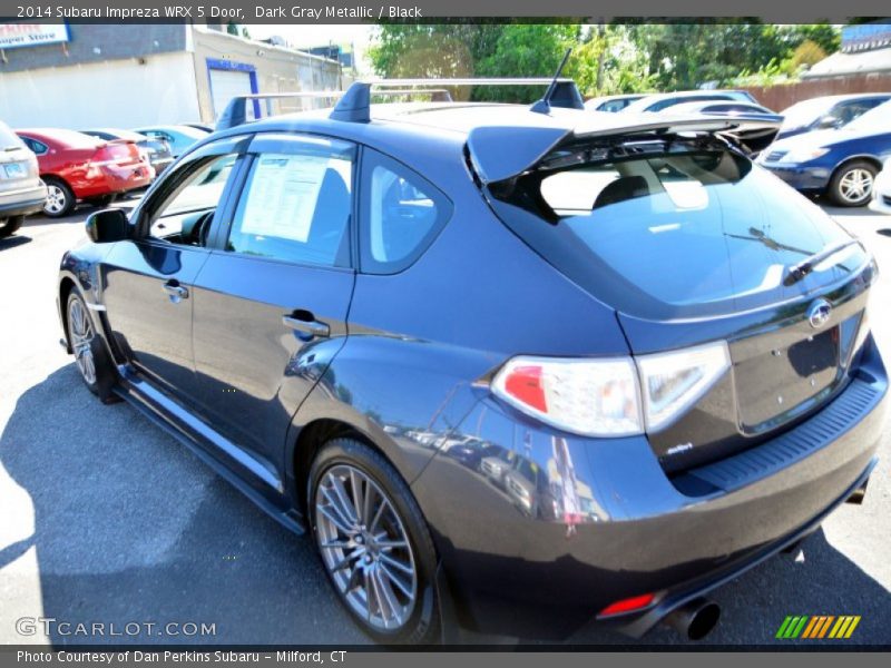 Dark Gray Metallic / Black 2014 Subaru Impreza WRX 5 Door