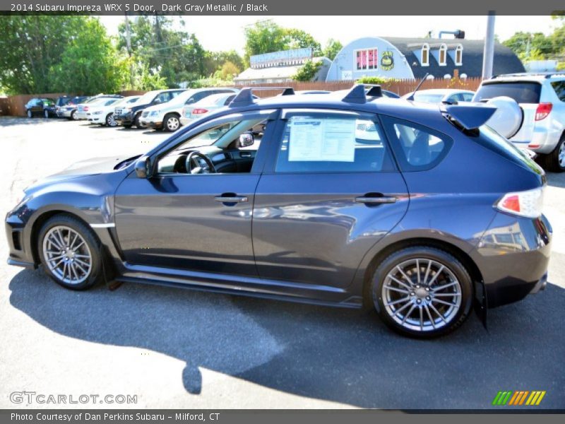 Dark Gray Metallic / Black 2014 Subaru Impreza WRX 5 Door