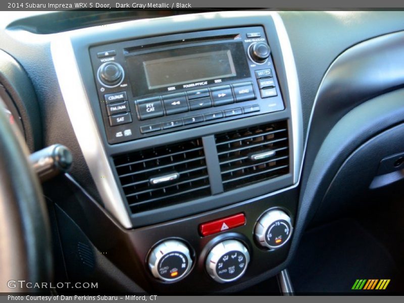 Dark Gray Metallic / Black 2014 Subaru Impreza WRX 5 Door