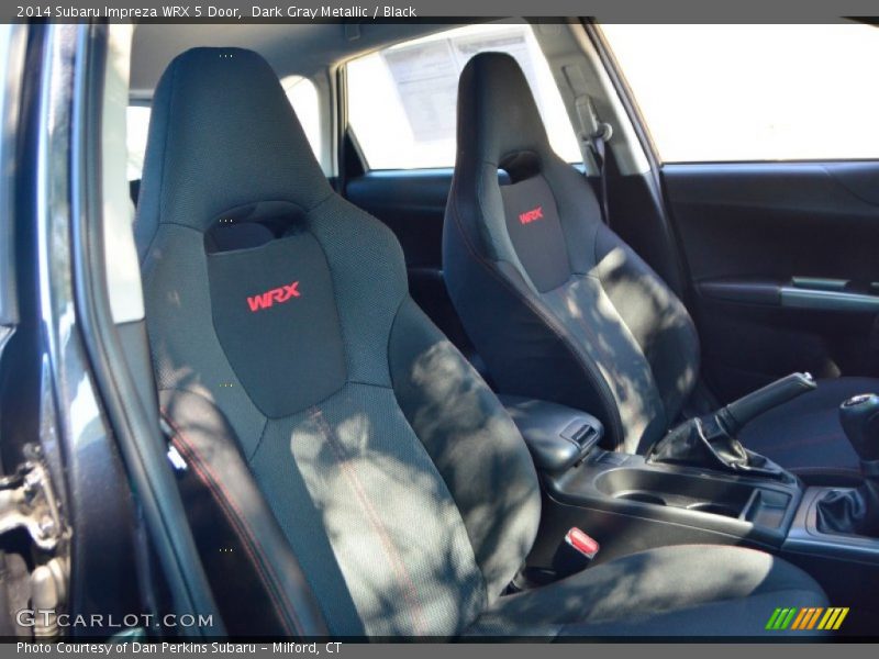 Dark Gray Metallic / Black 2014 Subaru Impreza WRX 5 Door
