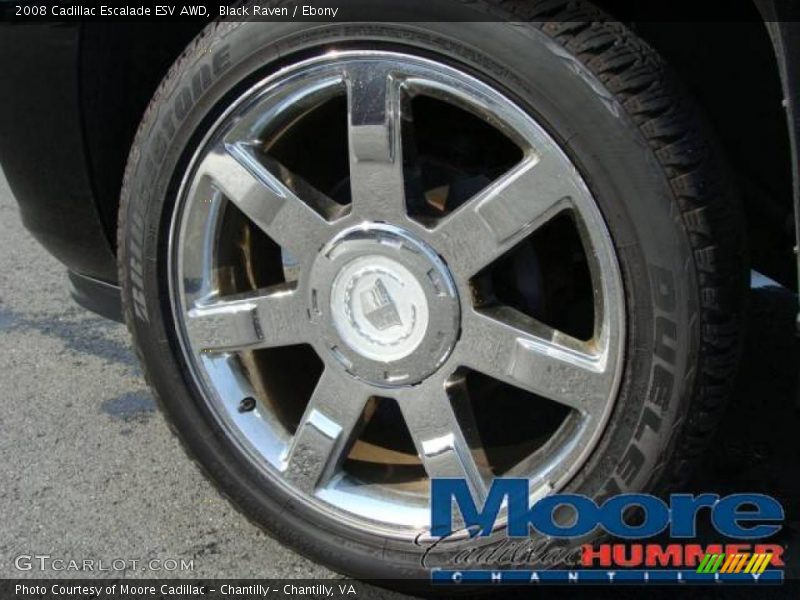 Black Raven / Ebony 2008 Cadillac Escalade ESV AWD
