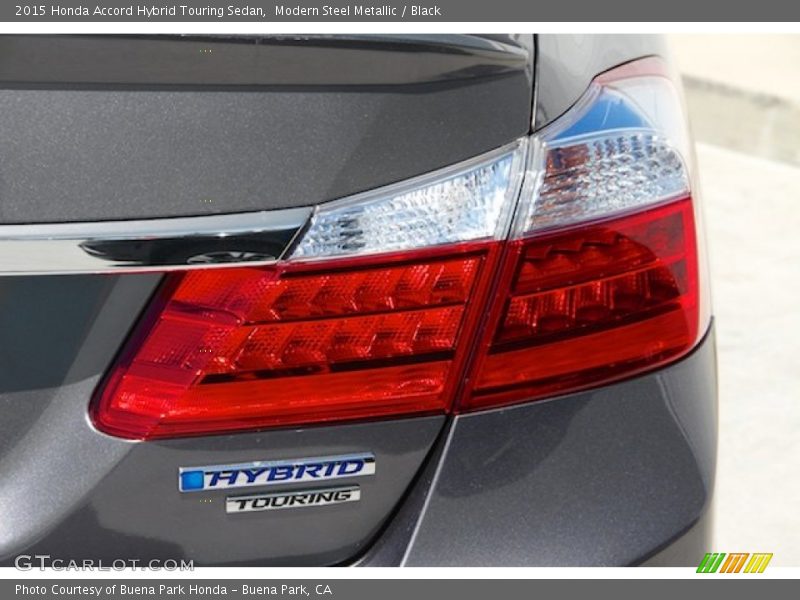 Modern Steel Metallic / Black 2015 Honda Accord Hybrid Touring Sedan