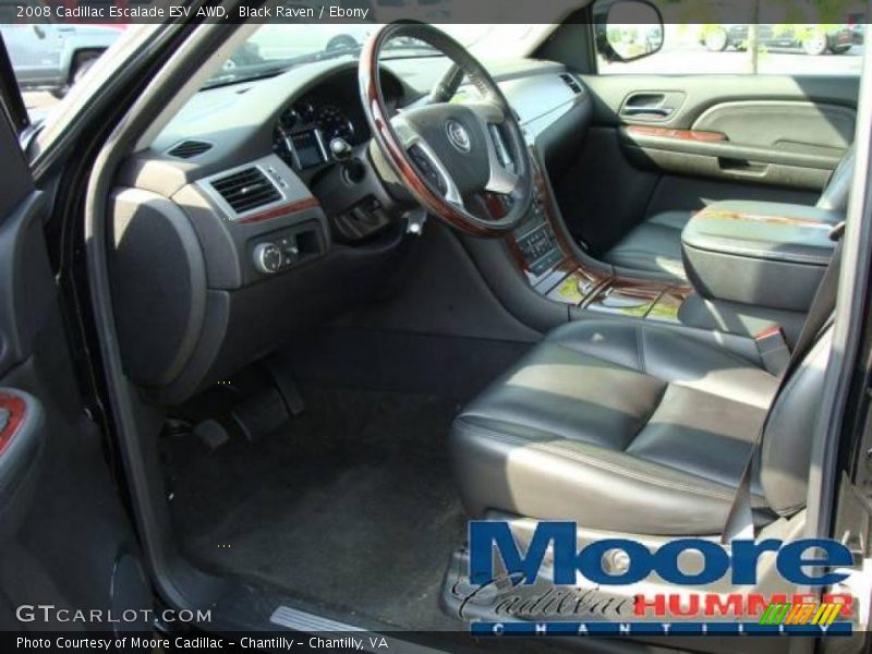 Black Raven / Ebony 2008 Cadillac Escalade ESV AWD