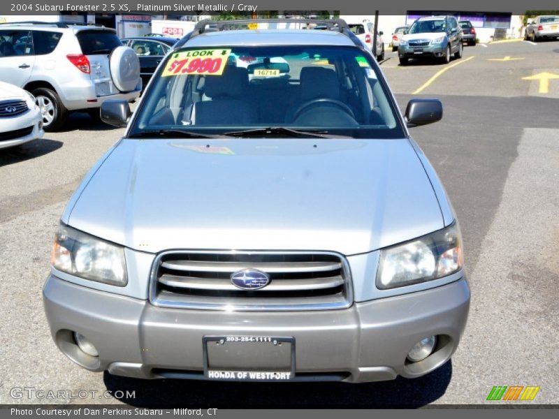 Platinum Silver Metallic / Gray 2004 Subaru Forester 2.5 XS